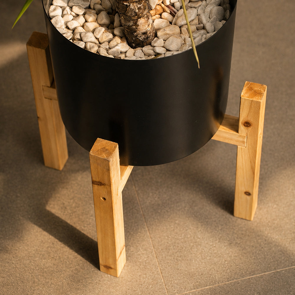 Eleva | Portavaso Artigianale in Rovere Massello