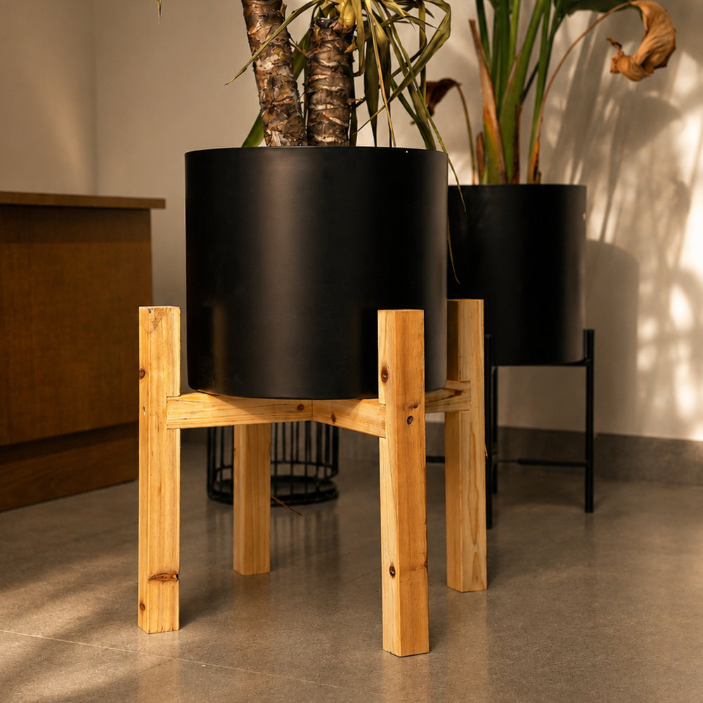 Eleva | Portavaso Artigianale in Rovere Massello